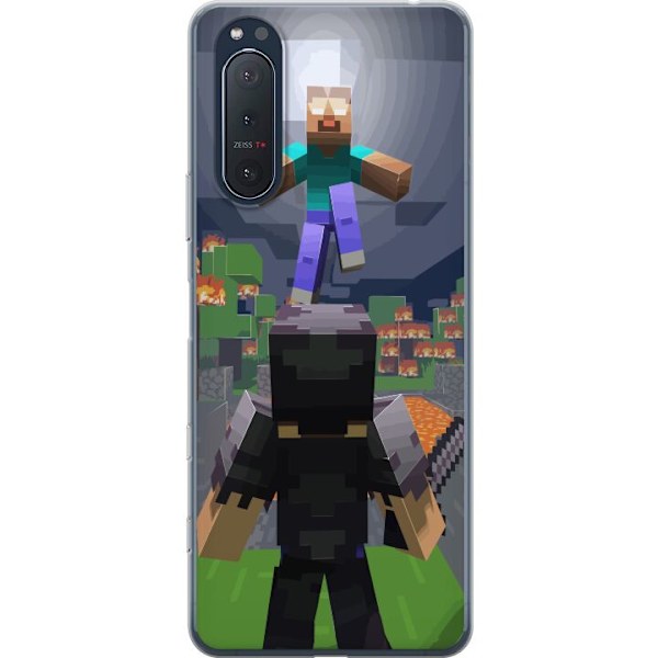 Sony Xperia 5 II Läpinäkyvä kuori Minecraft