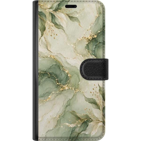 Kompatibel Tegnebogsetui til OnePlus Nord 6 Salviamarmor grøn