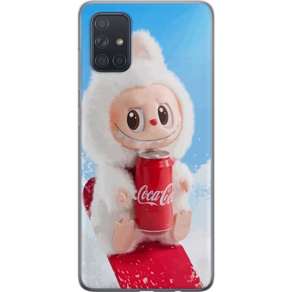 Samsung Galaxy A71 Läpinäkyvä kuori Labubu Summer Edition