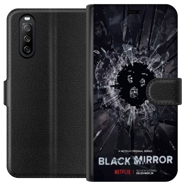 Sony Xperia 10 III Tegnebogsetui Black Mirror Sci-Fi Netflix S