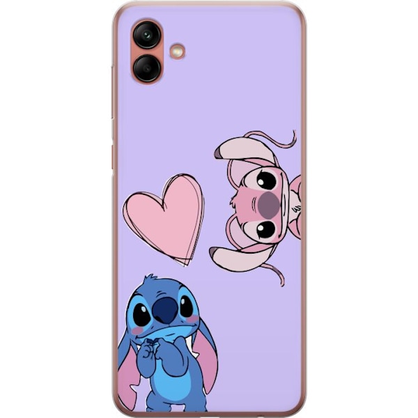 Samsung Galaxy A04 Läpinäkyvä kuori Stitch Mode