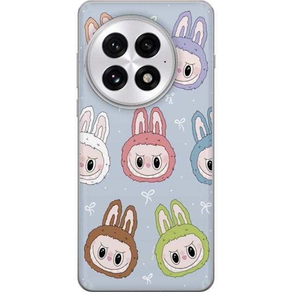 OnePlus 13 Läpinäkyvä kuori Pastel Labubu