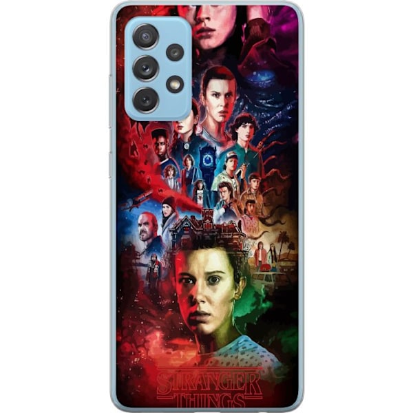 Samsung Galaxy A72 5G Läpinäkyvä kuori Stranger Things