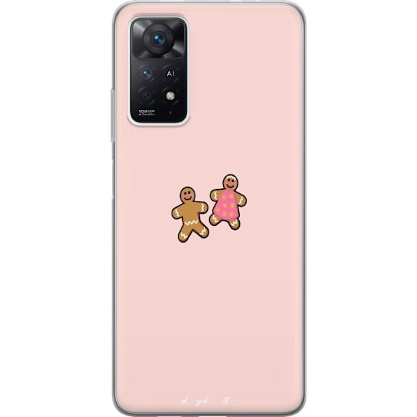 Xiaomi Redmi Note 11 Pro 5G Gennemsigtig cover Ingefærkage