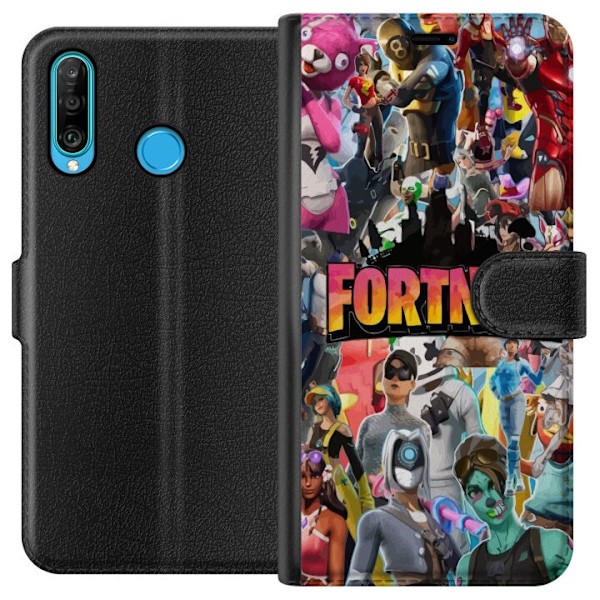 Huawei P30 lite Lommeboketui Fortnite