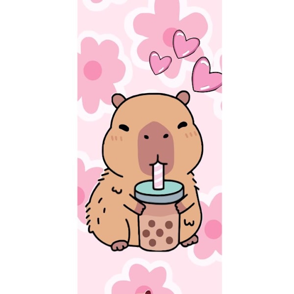 Apple iPhone 13 Pro Lompakkokotelo Kawaii Capybara Sydän Anim