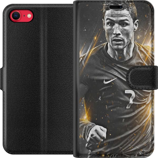 Kompatibel Tegnebogsetui til Apple iPhone 8 Ronaldo