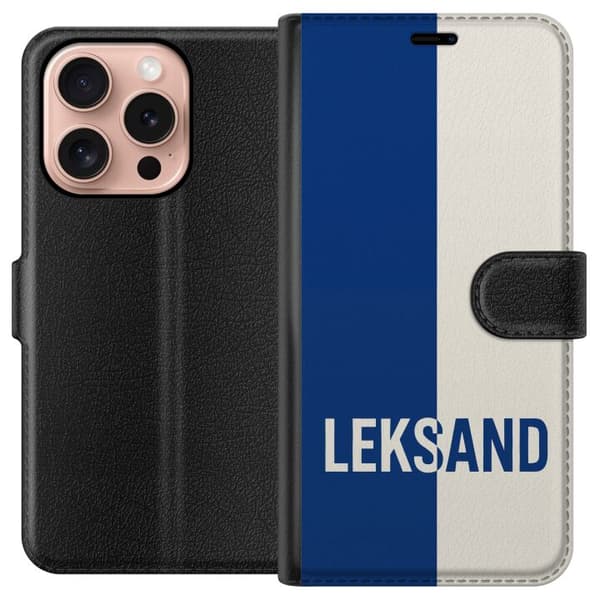 Kompatibelt Lommeboketui til Apple iPhone 16 Pro Leksand
