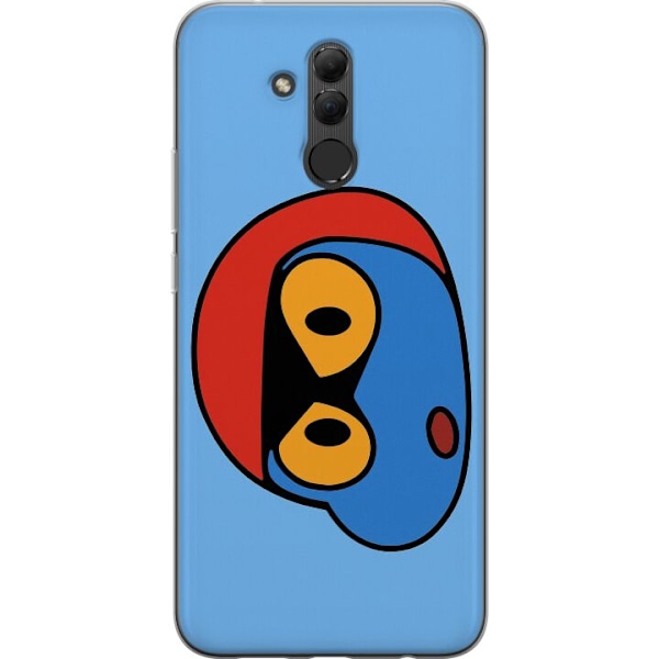 Huawei Mate 20 lite Läpinäkyvä kuori Bold Bot Head