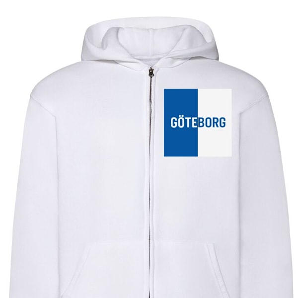 Zip-Hoodie | Hættetrøje med Lynlås til Voksne Göteborg - fodbold