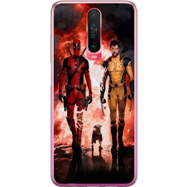 Xiaomi Redmi K30 Gennemsigtig cover Wolverine Deadpool