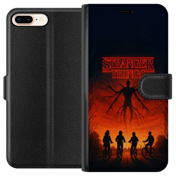 Kompatibelt Lommeboketui til Apple iPhone 8 Plus Stranger Things