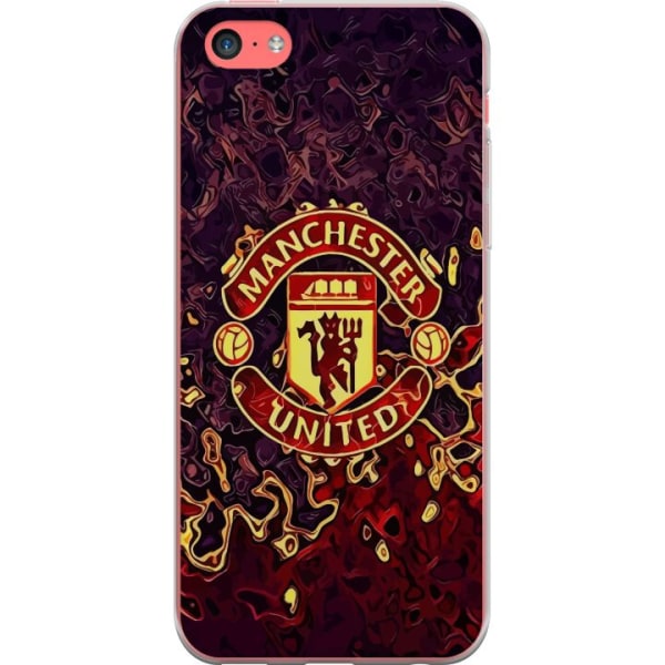 Apple iPhone 5c Genomskinligt Skal Manchester United