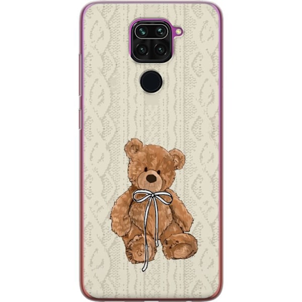 Xiaomi Redmi Note 9 Gjennomsiktig deksel Liten Bamse – klassisk bamse i enkel design