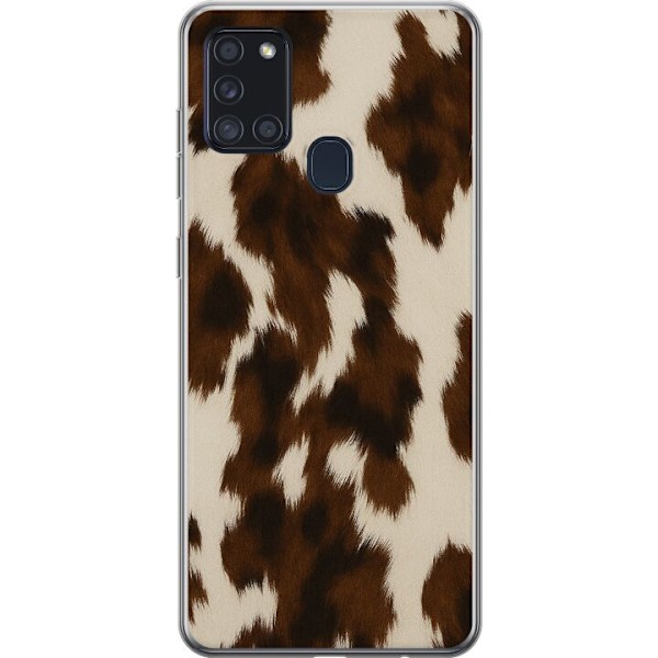 Samsung Galaxy A21s Genomskinligt Skal Color Splash