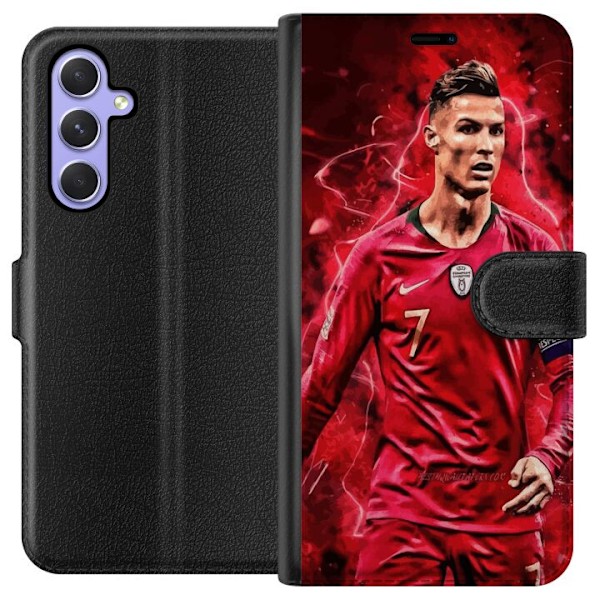 Samsung Galaxy A54 Tegnebogsetui Ronaldo Færdigheder - CR7 De