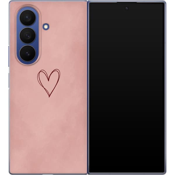 Kompatibelt Mobildeksel til Samsung Galaxy Z Fold8 Ultra Rosa hjerte rosa