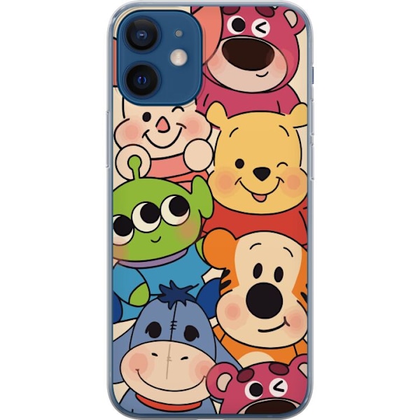 Apple iPhone 12  Läpinäkyvä kuori Nalle Puh ja ystävät
