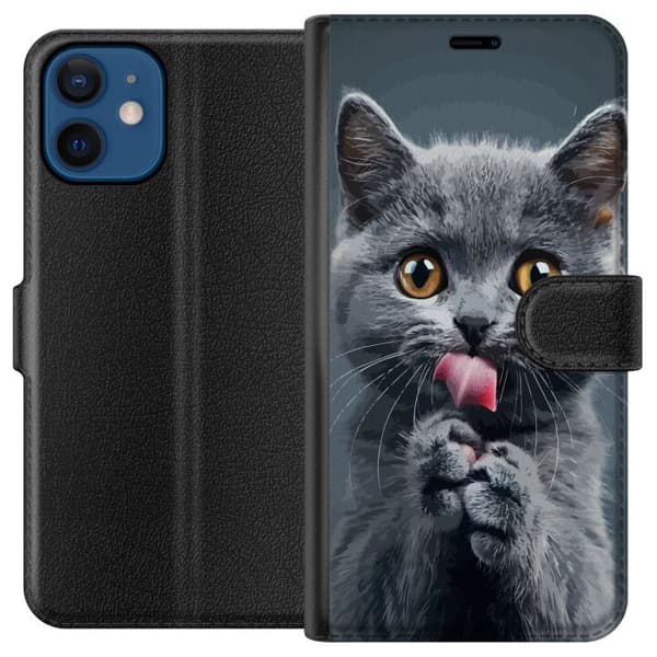 Kompatibel Tegnebogsetui til Apple iPhone 12 Kat