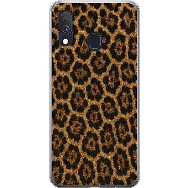 Samsung Galaxy A40 Läpinäkyvä kuori PredaDots