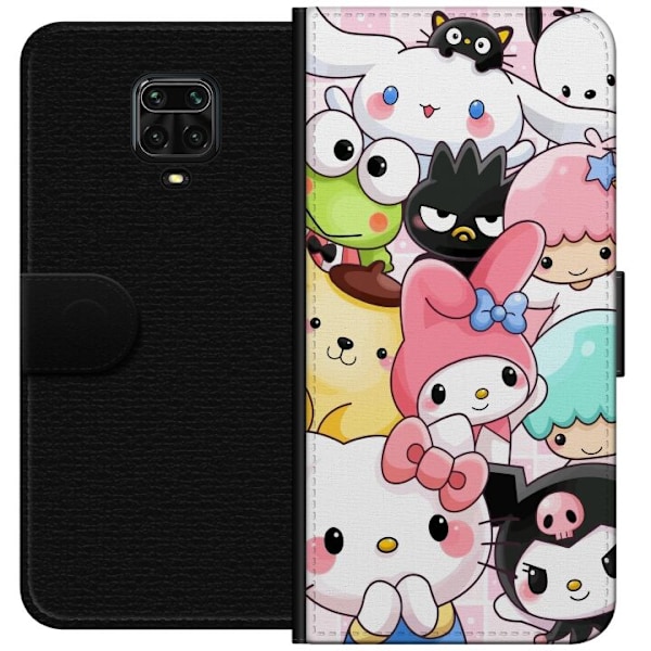 Xiaomi Redmi Note 9 Pro Lompakkokotelo Kawaii Sanrio Crew