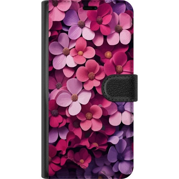 Motorola Moto G34 Plånboksfodral Blommor