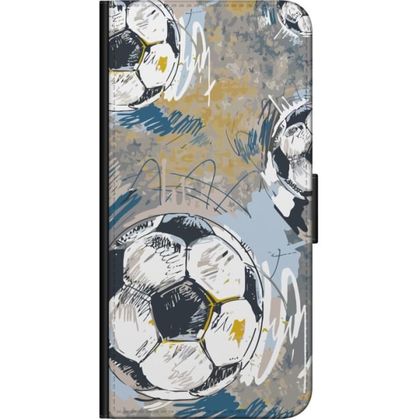 Samsung Galaxy Xcover 3 Lompakkokotelo Jalkapallo