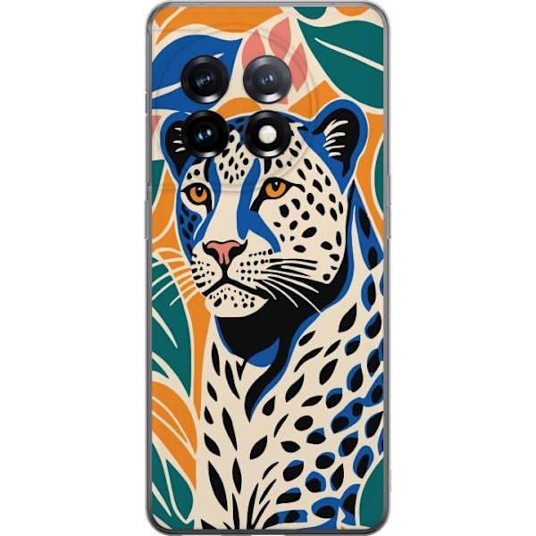 OnePlus 11R Gjennomsiktig deksel Majestetisk Leopard