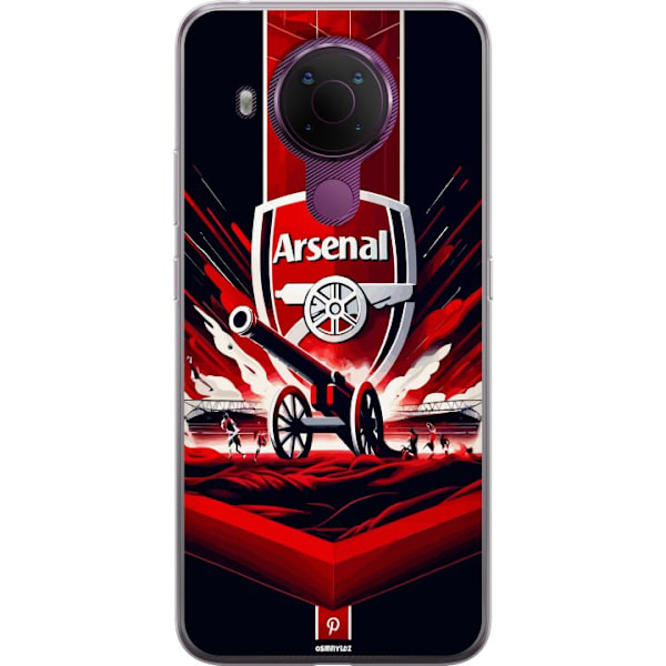 Nokia 5.4 Gjennomsiktig deksel Arsenal