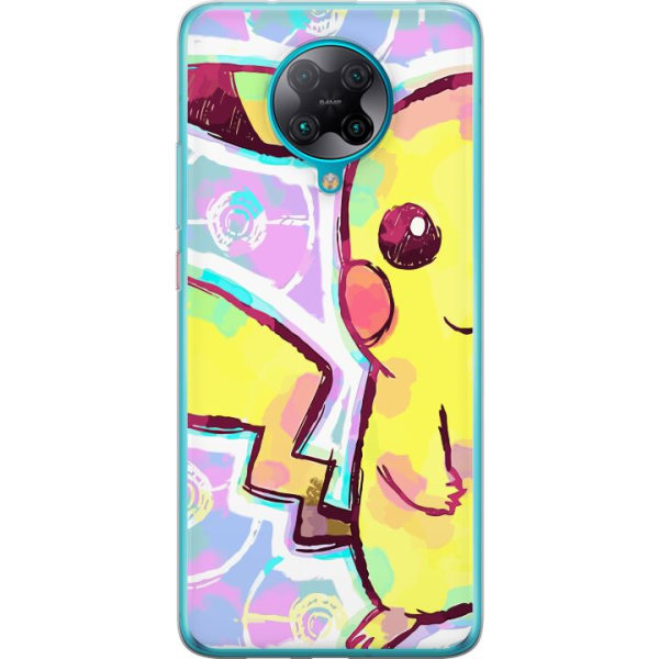 Xiaomi Poco F2 Pro Läpinäkyvä kuori Pikachu 3D