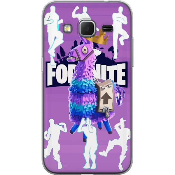 Samsung Galaxy Core Prime Läpinäkyvä kuori Fortnite