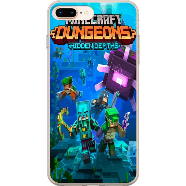 Apple iPhone 8 Plus Cover / Mobilcover - Minecraft