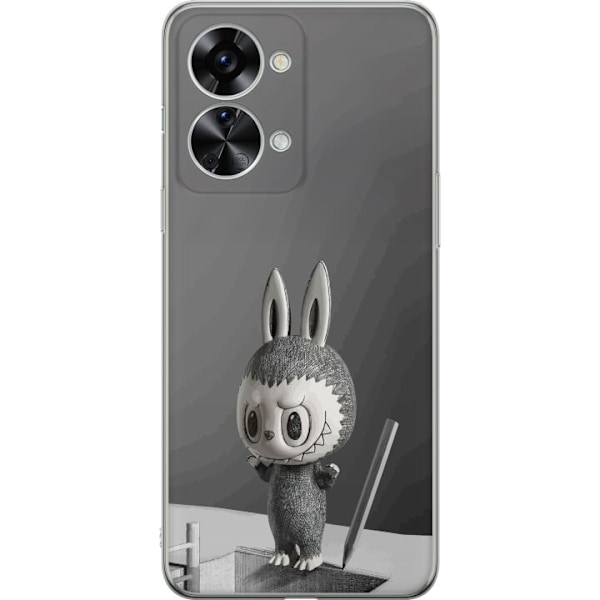 OnePlus Nord 2T Läpinäkyvä kuori Pop Mart MEGA LABUBU LABUB