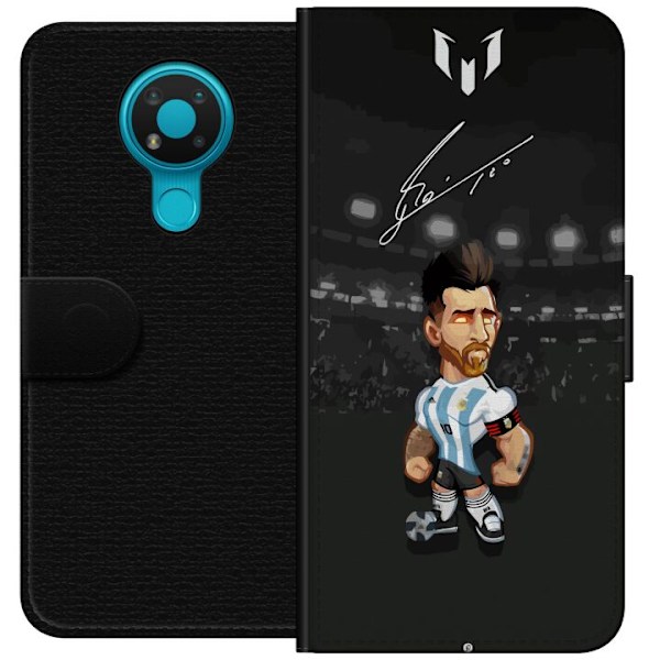 Nokia 3.4 Lompakkokotelo Messi