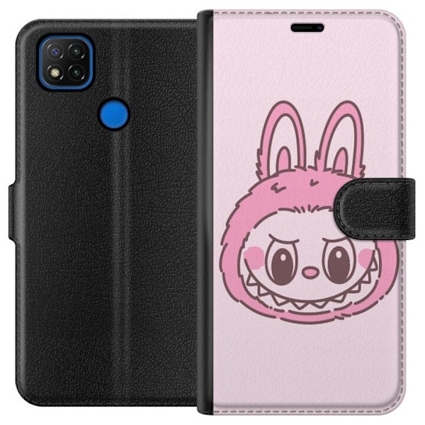 Xiaomi Redmi 9C Lompakkokotelo Labubu Eläinradan Bunny-versio