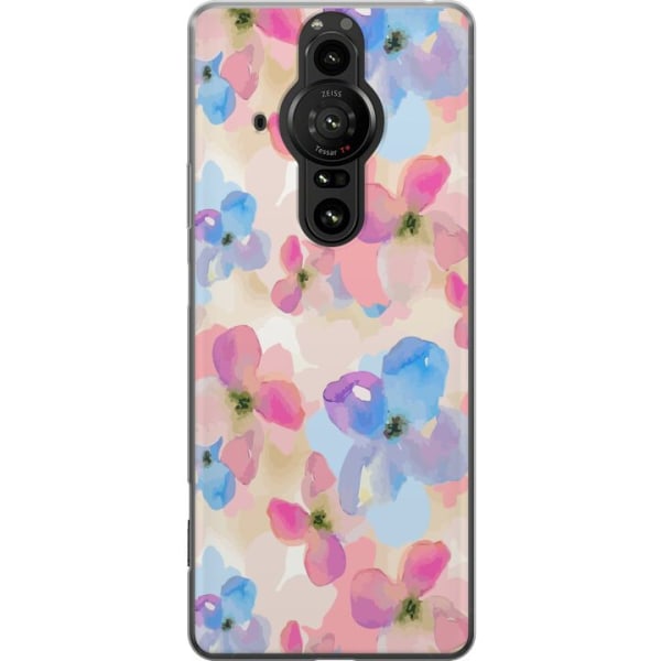 Sony Xperia Pro-I Gennemsigtig cover Blomsterlykke