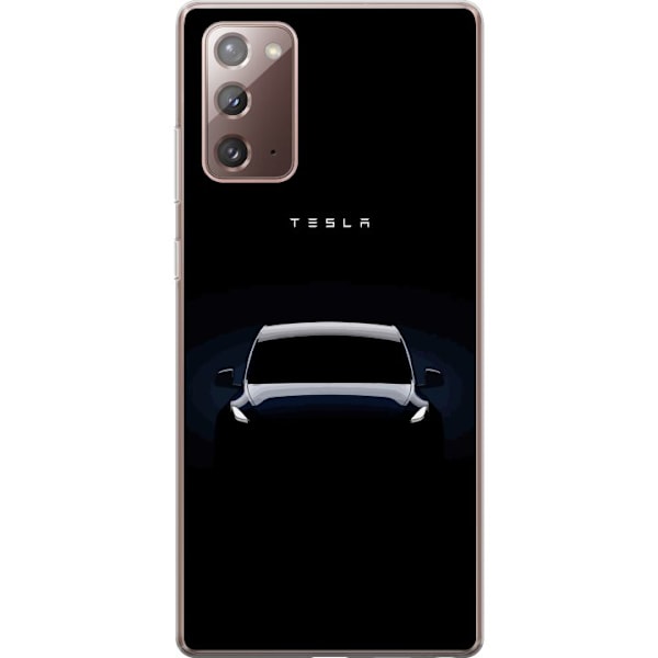 Samsung Galaxy Note20 Läpinäkyvä kuori Tesla