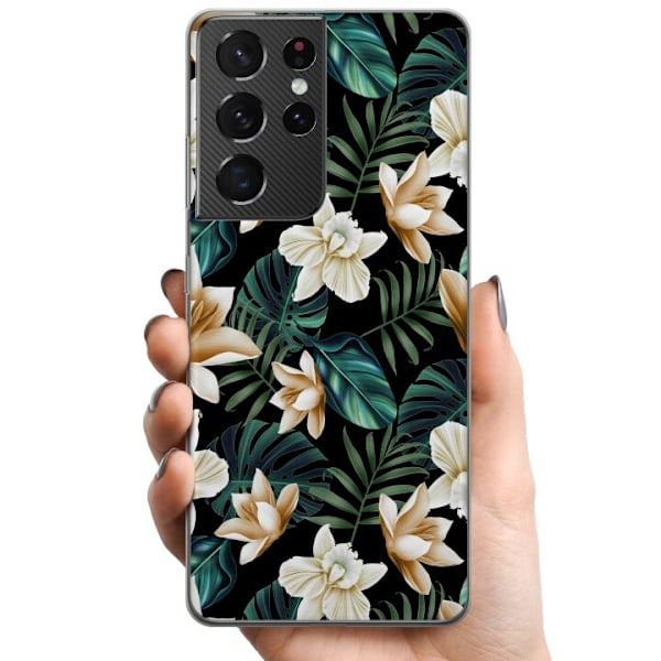 Samsung Galaxy S21 Ultra 5G TPU Mobilskal Blommor