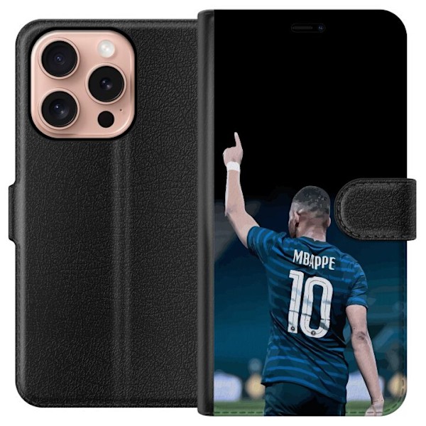 Apple iPhone 16 Pro Lommeboketui Frankrike - Kylian Mbappé