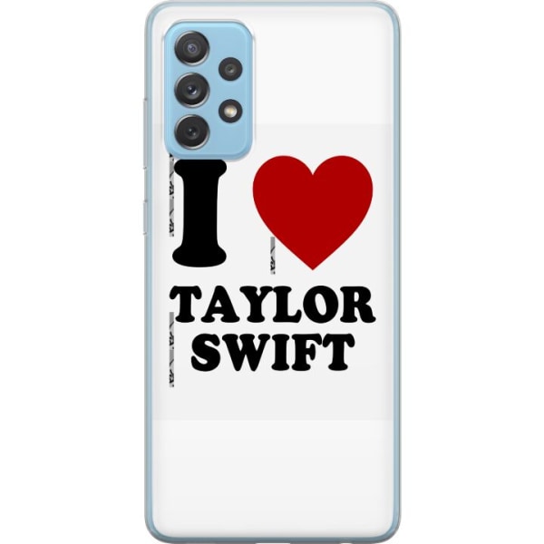 Samsung Galaxy A72 5G Gennemsigtig cover Taylor Swift