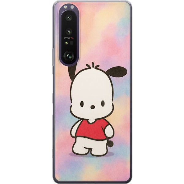 Sony Xperia 1 III Läpinäkyvä kuori Kawaii Sanrio Pochacco