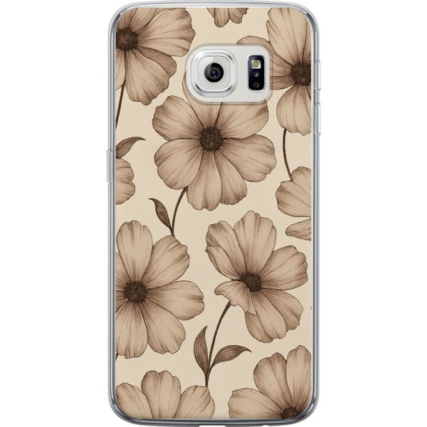 Samsung Galaxy S6 edge Gennemsigtig cover Pastel Rush