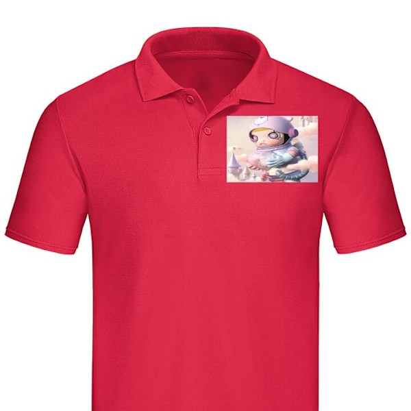 Piqué for Voksen | Elegant Piquégenser Mega Space Molly Care Rød XX-Large