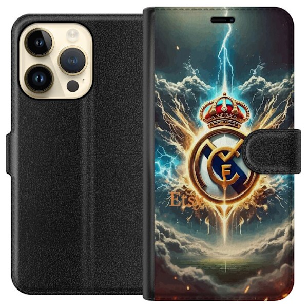 Apple iPhone 15 Pro Lommeboketui Real Madrid