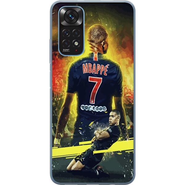 Xiaomi Redmi Note 11S Gennemsigtig cover Kylian Mbappé