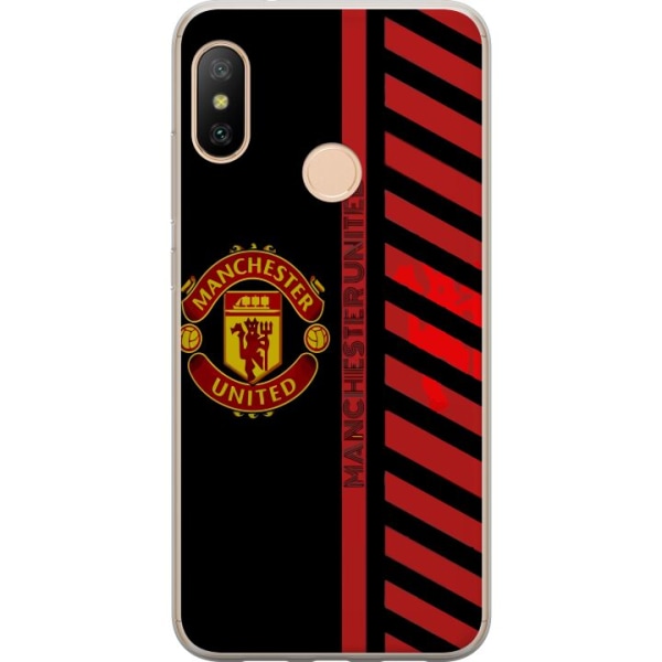 Xiaomi Redmi 6 Pro Gennemsigtig cover Manchester United