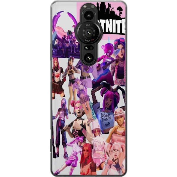 Sony Xperia Pro-I Läpinäkyvä kuori Fortnite