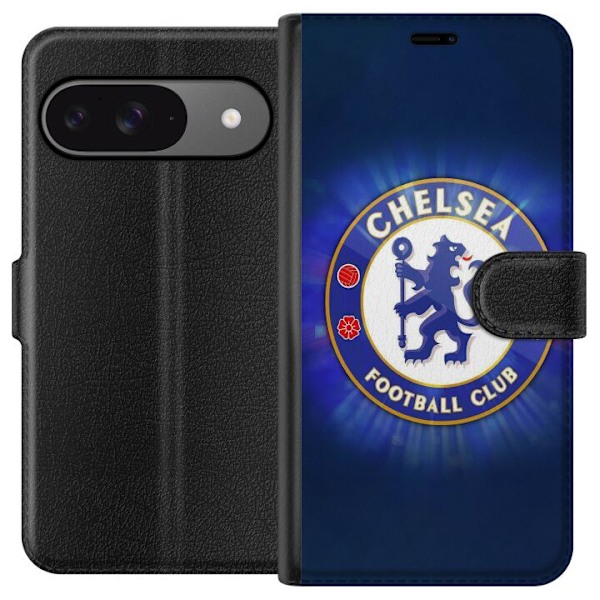 Google Pixel 9 Tegnebogsetui Chelsea Fodbold