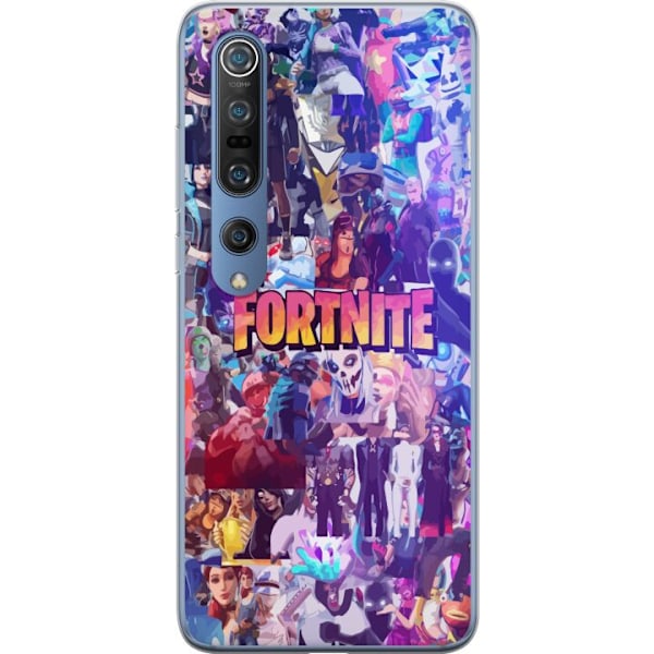 Xiaomi Mi 10 Pro 5G Läpinäkyvä kuori Fortnite