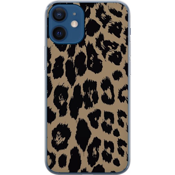 Apple iPhone 12  Läpinäkyvä kuori Leopard